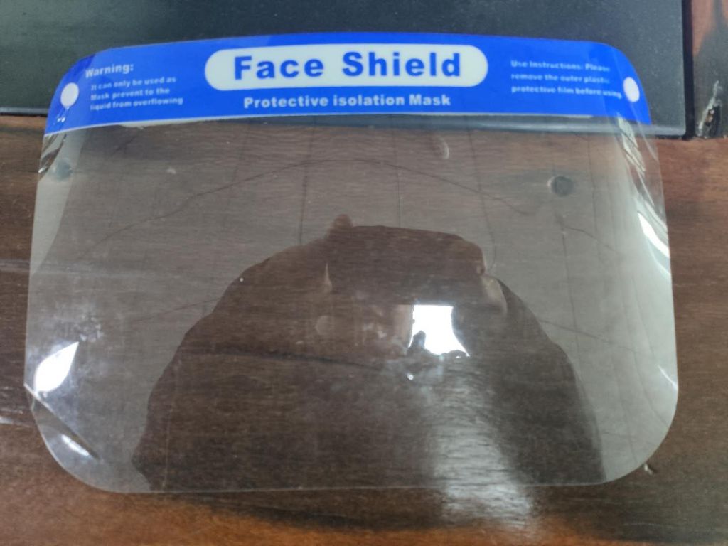 Plastic Clear Protective Face Shield