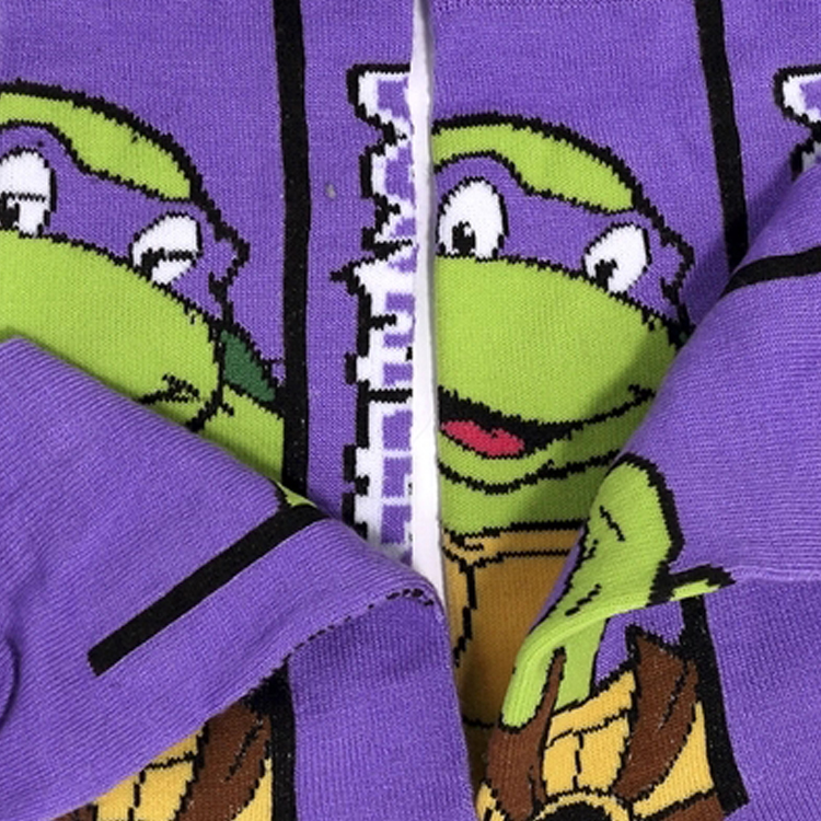 Teenage Mutant Ninja Turtles Design Girl Crew Socks