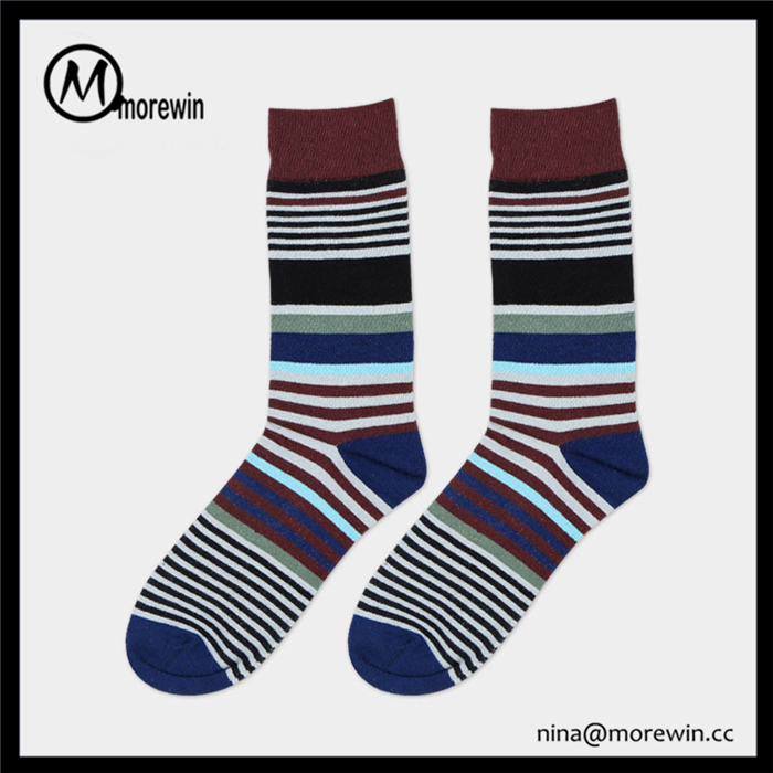 Morewin High Quality Different Color Cotton Happy Funny Man Sock