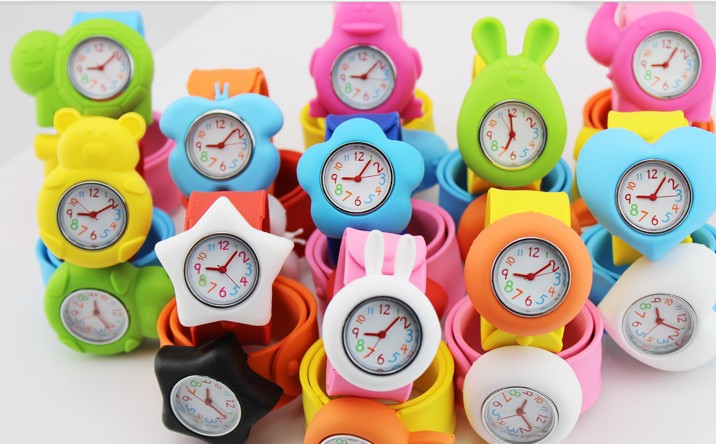 Silicone Slap Watch With Tortoise Design