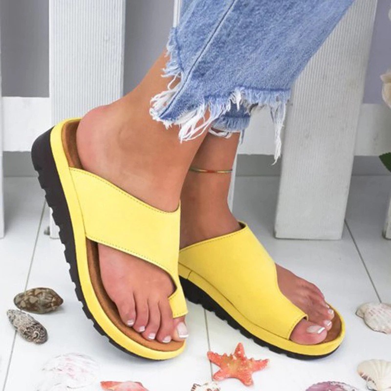 Yellow Bunion Correction Sandal for Women & Ladies