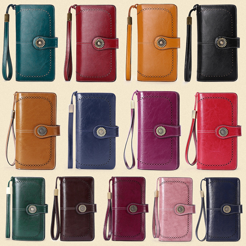 Leather wallet colors