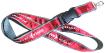 Double Layer Satin Lanyard With Release Buckle
