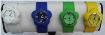 Silicone Slap Watch With Flower Design